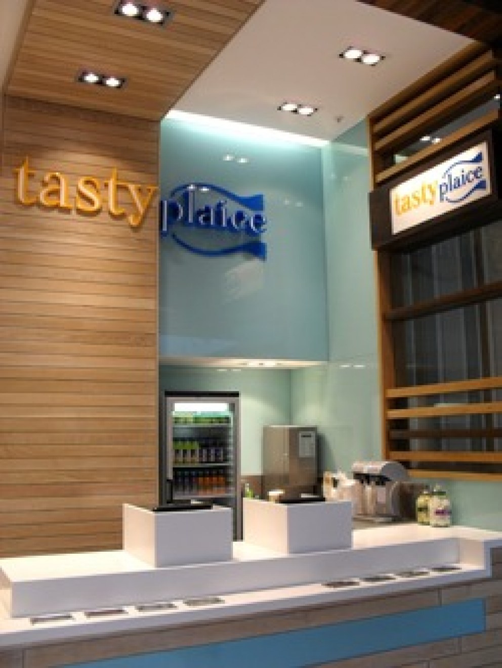 Tasty Plaice, Eat Central, Merry Hill | Signage | Interior Designers